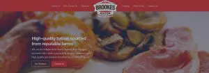 Brookes Bacon website banner